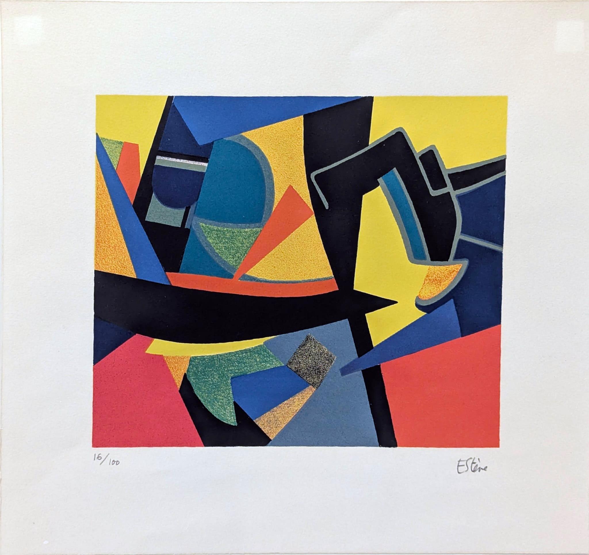 Maurice Estève Abstract Print - Bebaros