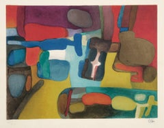 Cali - 20th Century, Maurice Estève, Abstract Print, Colourful, Lithograph