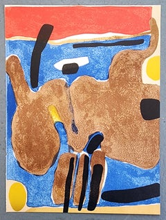 Composition (Modern, Mourlot, France, Mid-Century, Colorful, Iconic, ~41% OFF)