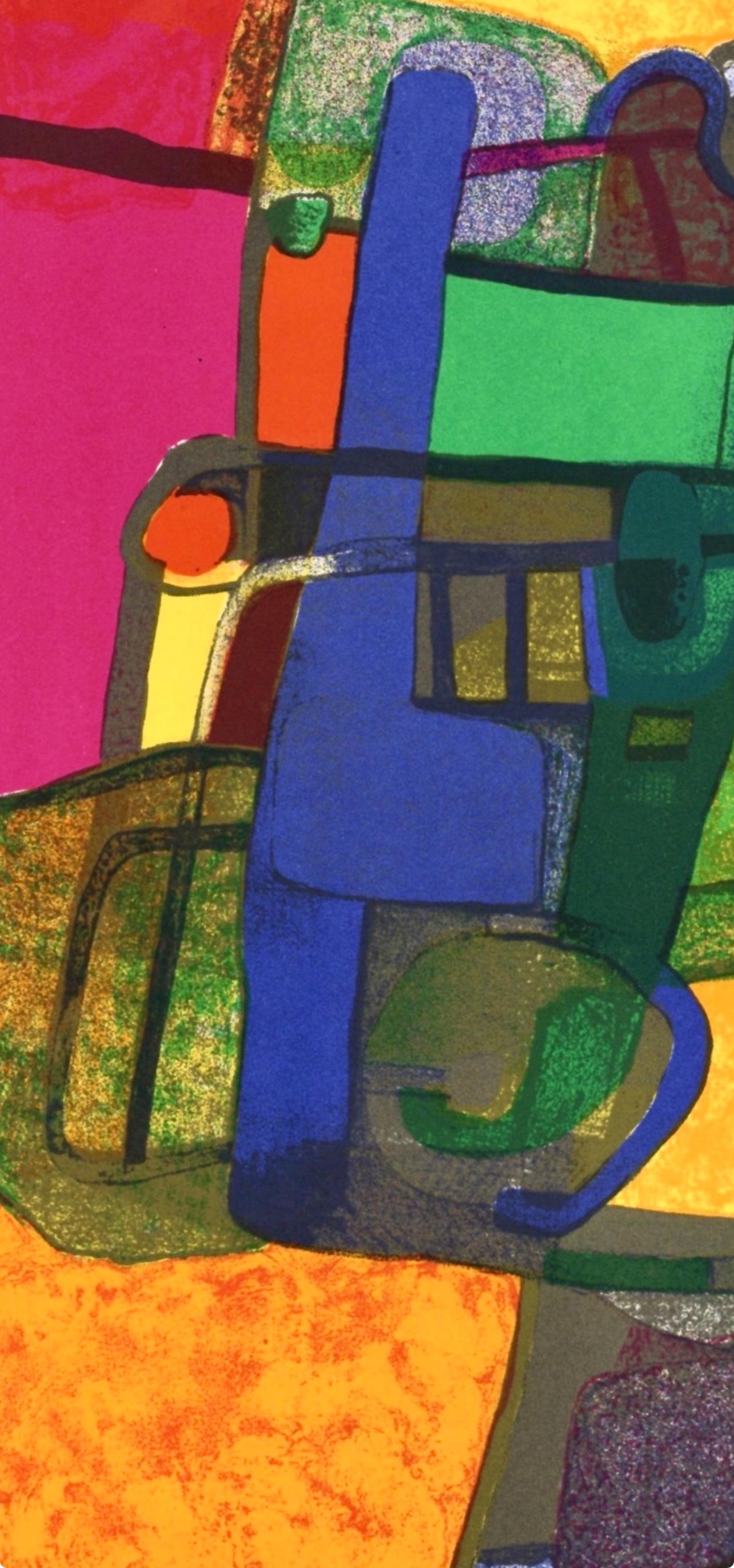 Duetto, Société internationale d'art XXe siècle - Print by Maurice Estève