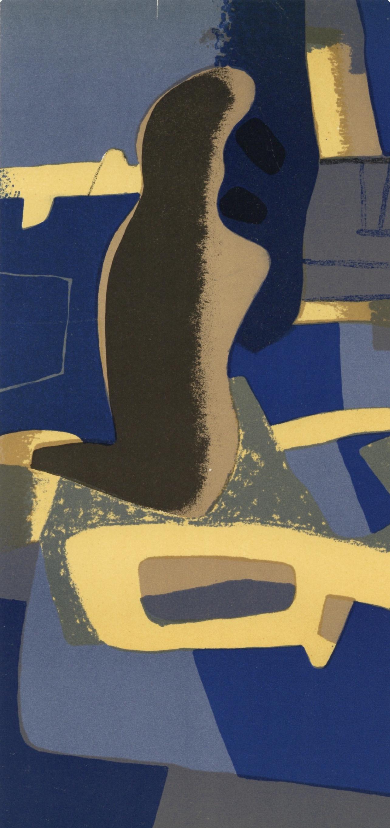 Estève, Face à face, XXe Siècle (après) - Print de Maurice Estève