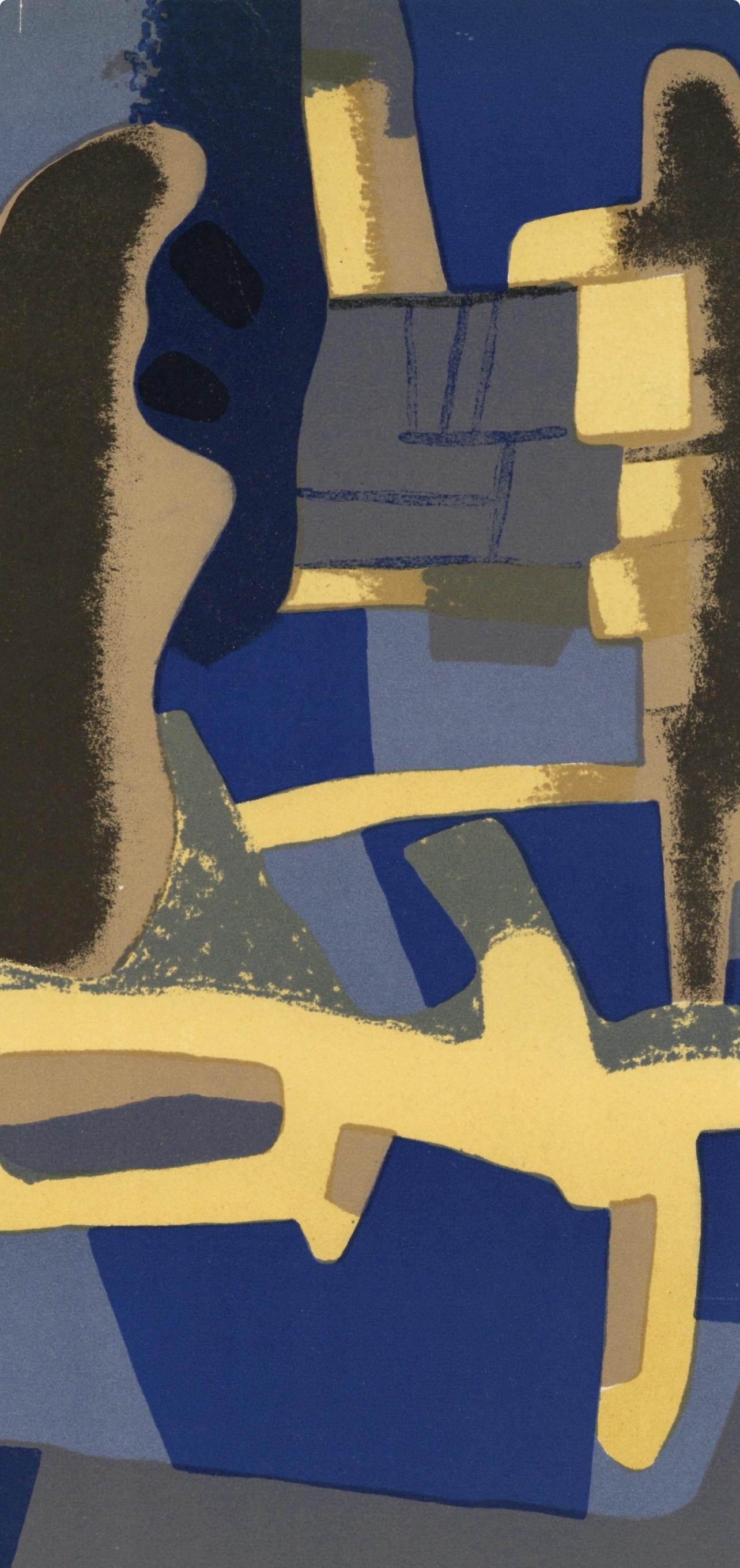Estève, Face à face, XXe Siècle (après) - Moderne Print par Maurice Estève