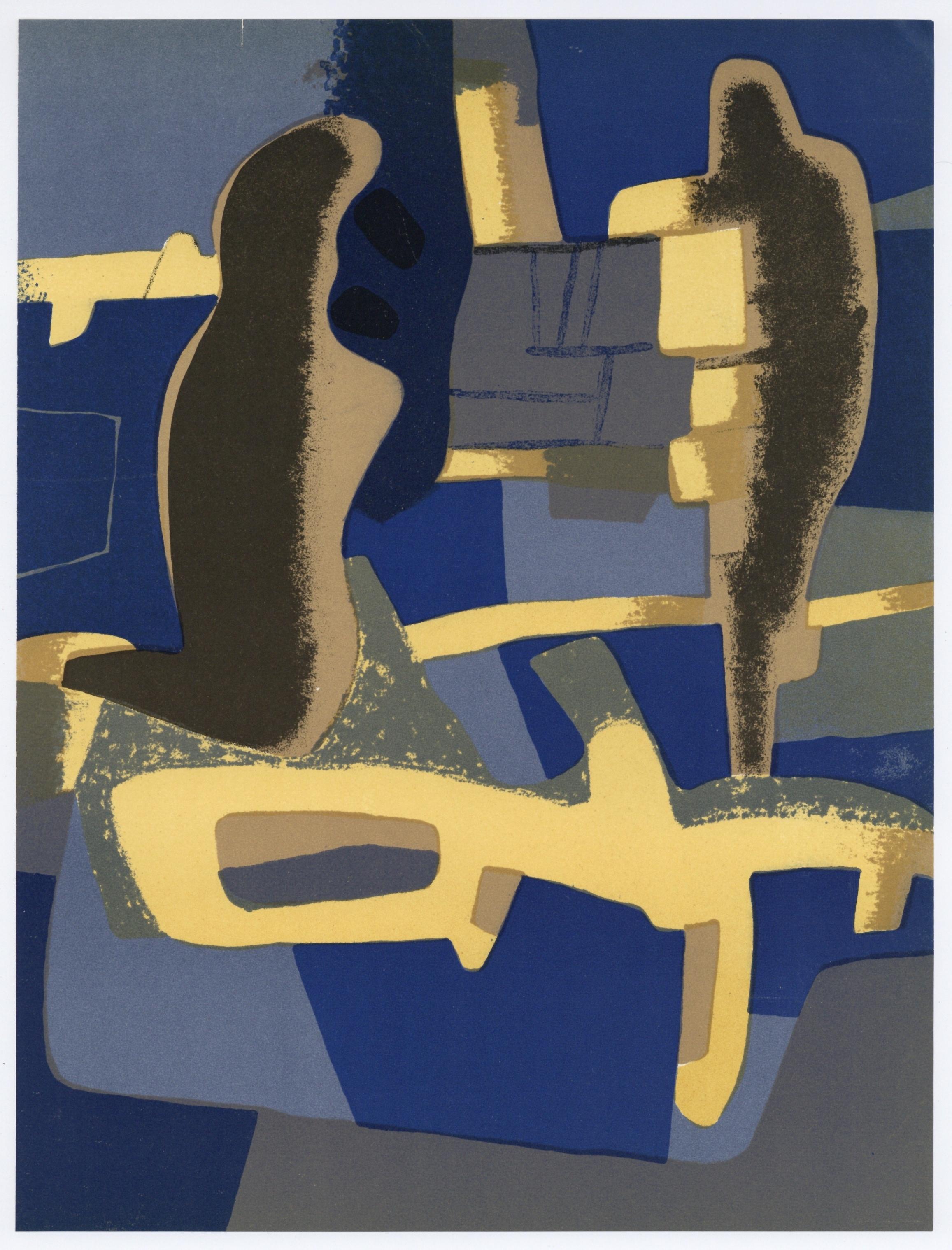 Lithographie sur papier vélin. Inscription : Non signé et non numéroté, tel que publié. Bon état. Notes : Extrait du volume, XXe Siècle, n°30, 1968. Publié et imprimé sous la direction de Gualtieri di San Lazzaro, éditeur, Paris, par la Société
