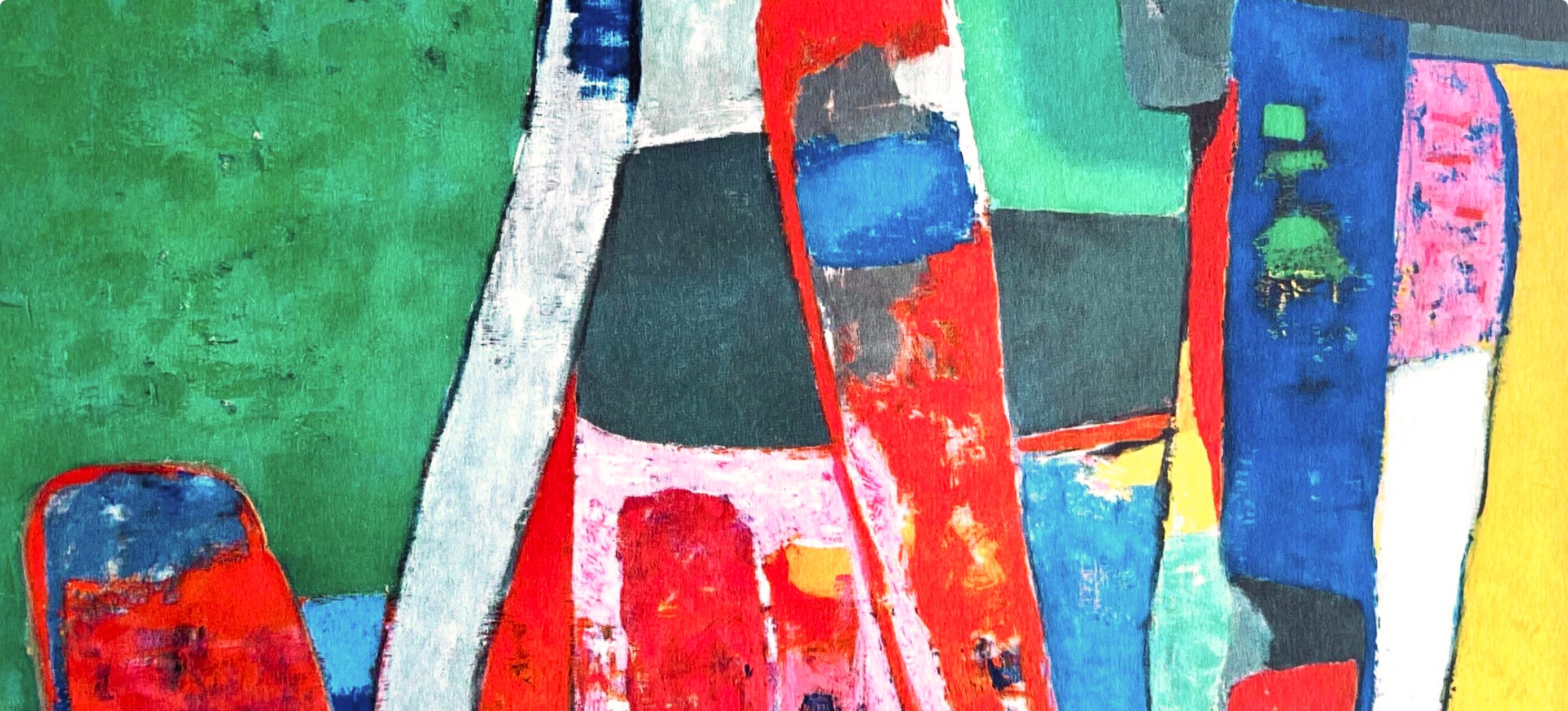 Estève, L'Aumance, Maurice Estève, Peintres d'aujourd'hui (d'après) en vente 2