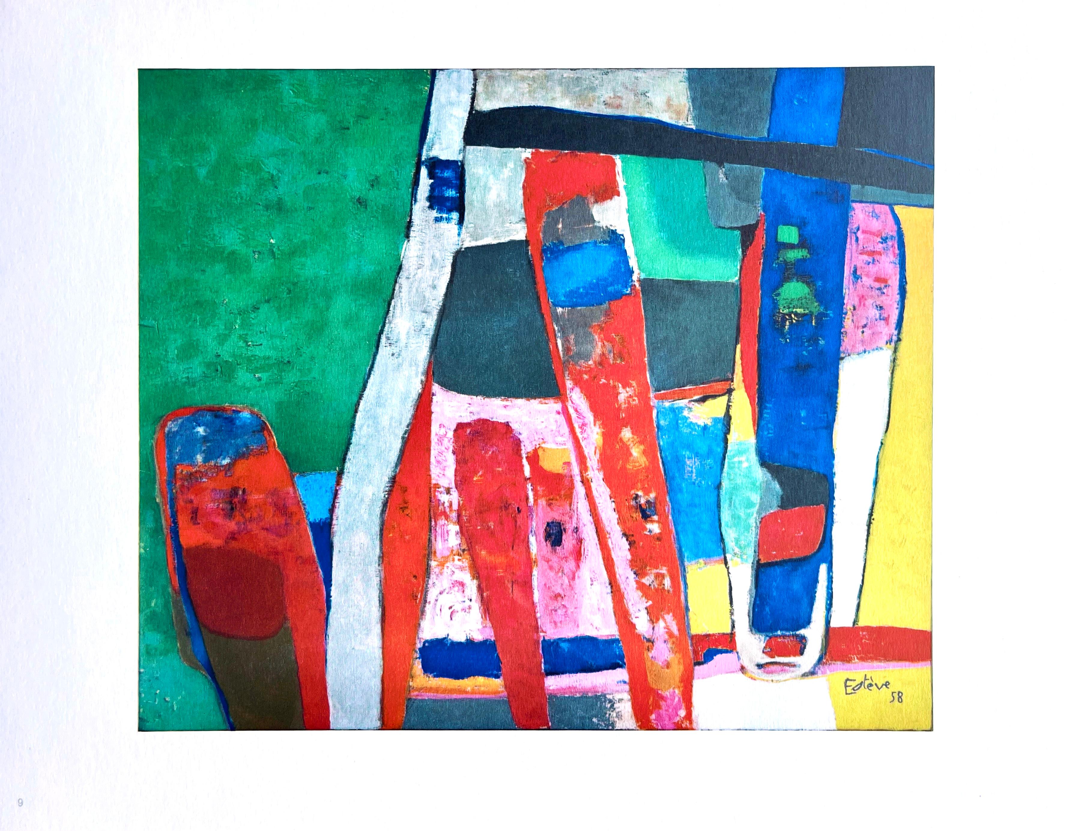 Estève, L'Aumance, Maurice Estève, Peintres d'aujourd'hui (después) en venta 4