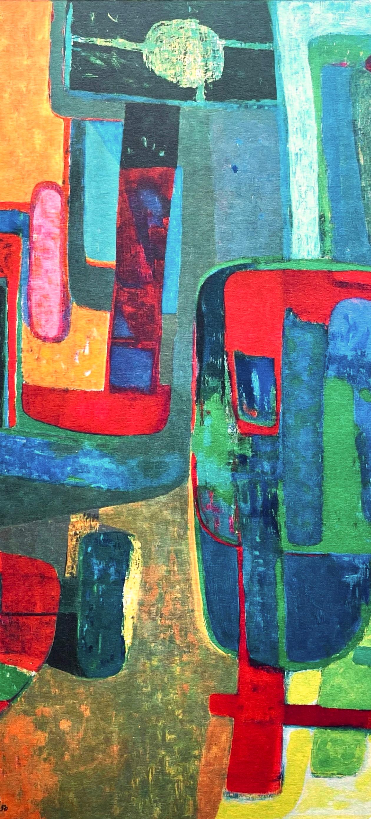 Estève, Le Lithographe, Peintres d'aujourd'hui (d'après) - Moderne Print par Maurice Estève