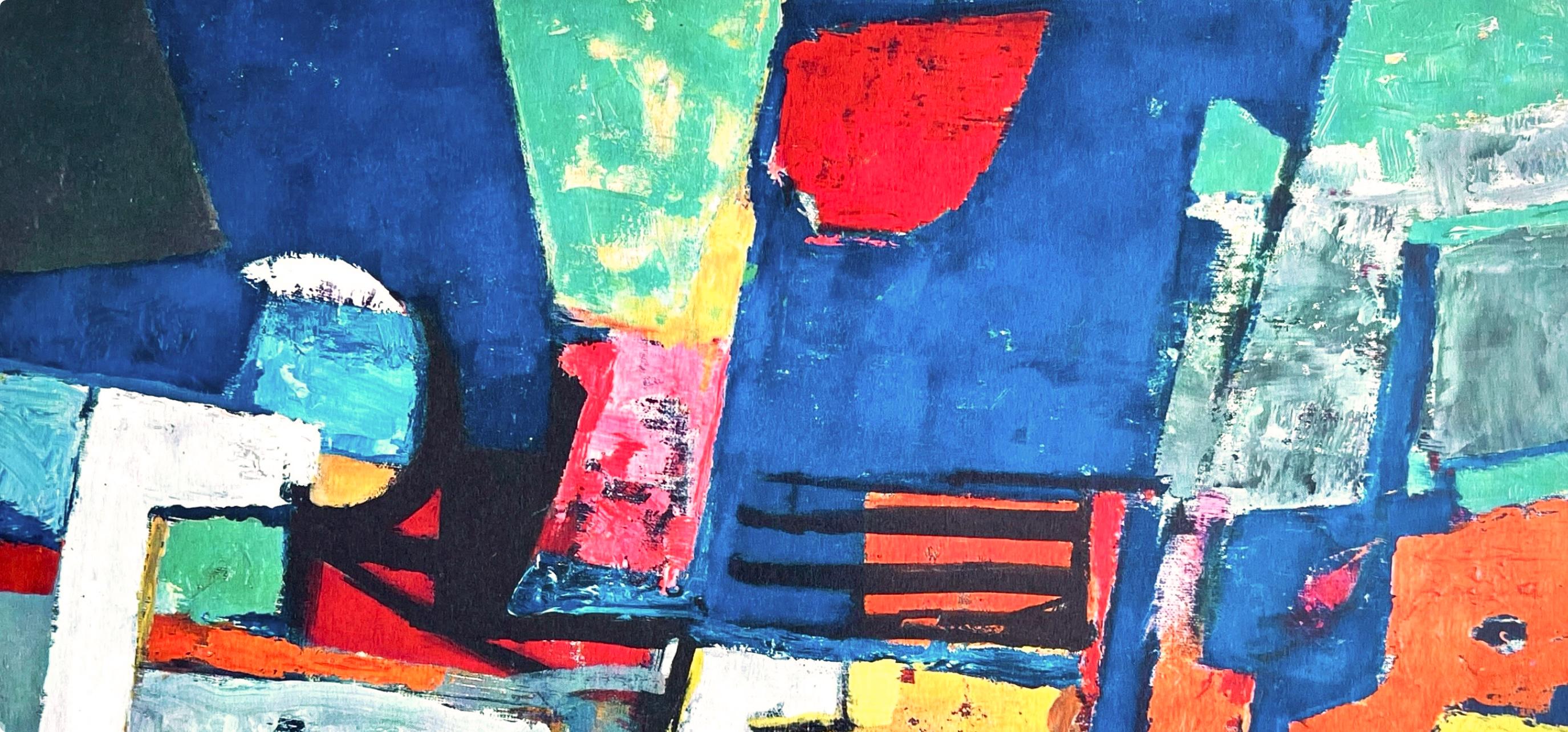 Estève, Sioule, Peintres d'aujourd'hui (dopo) - Print di Maurice Estève