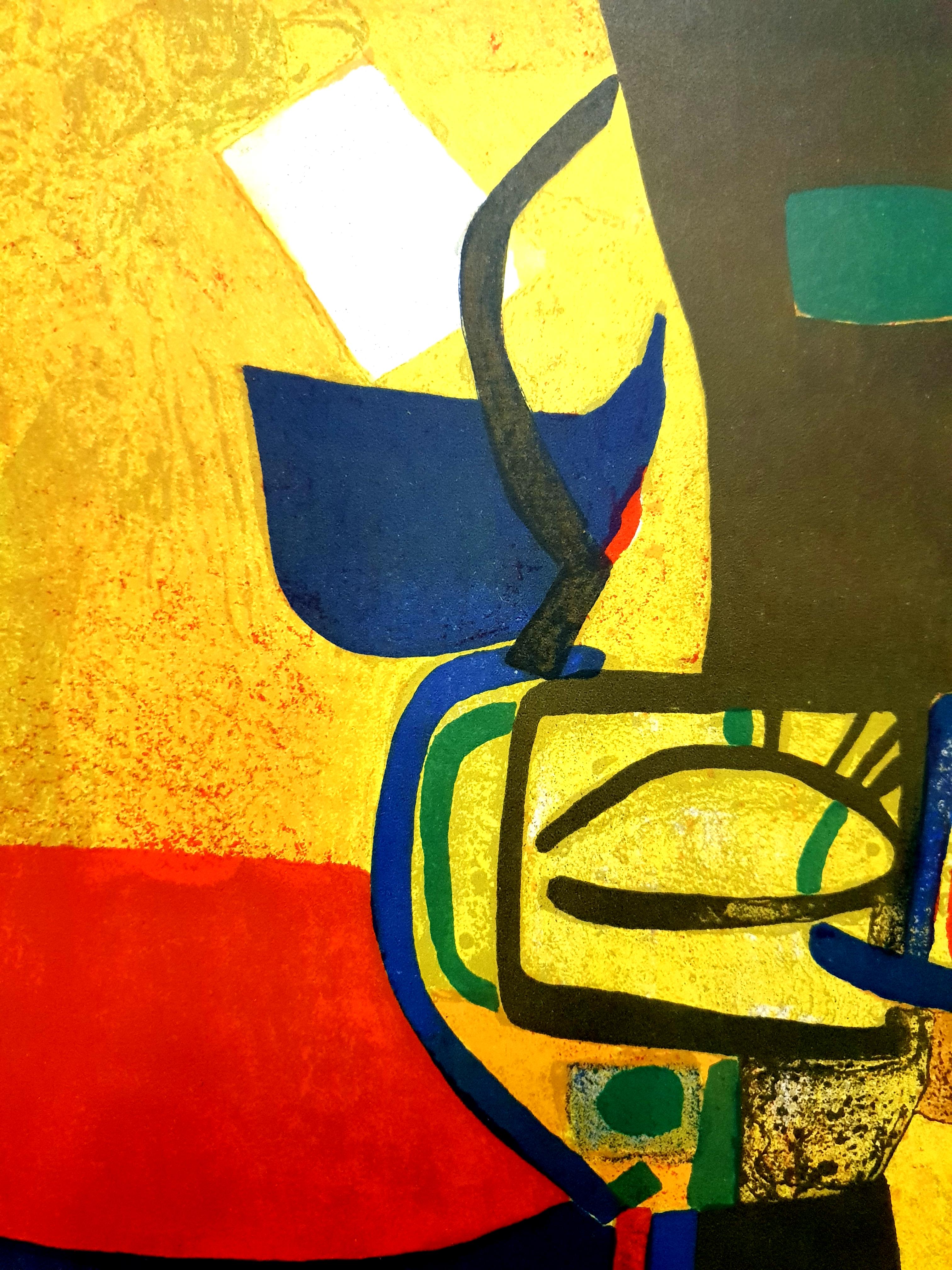 Maurice Estève - Composition - Lithographie originale
Abstraction colorée
1965
Extrait de la revue d'art XXe Siecle
Dimensions : 32 x 24 pouces
Edition : G. di San Lazzaro.
Non signé et non numéroté tel que publié
