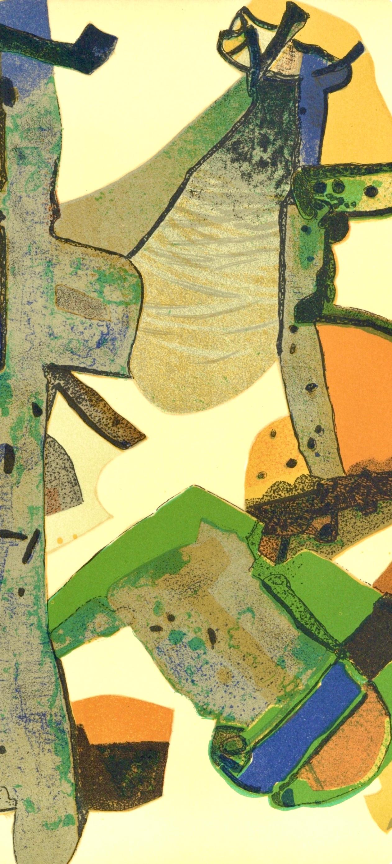Roussadou (Prudhomme-Estève 75), Société internationale d'art XXe siècle - Print Moderno de Maurice Estève