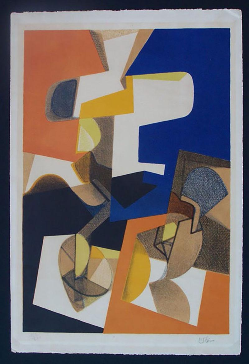 The Prince, 1954 -  French Abstract - Print by Maurice Estève