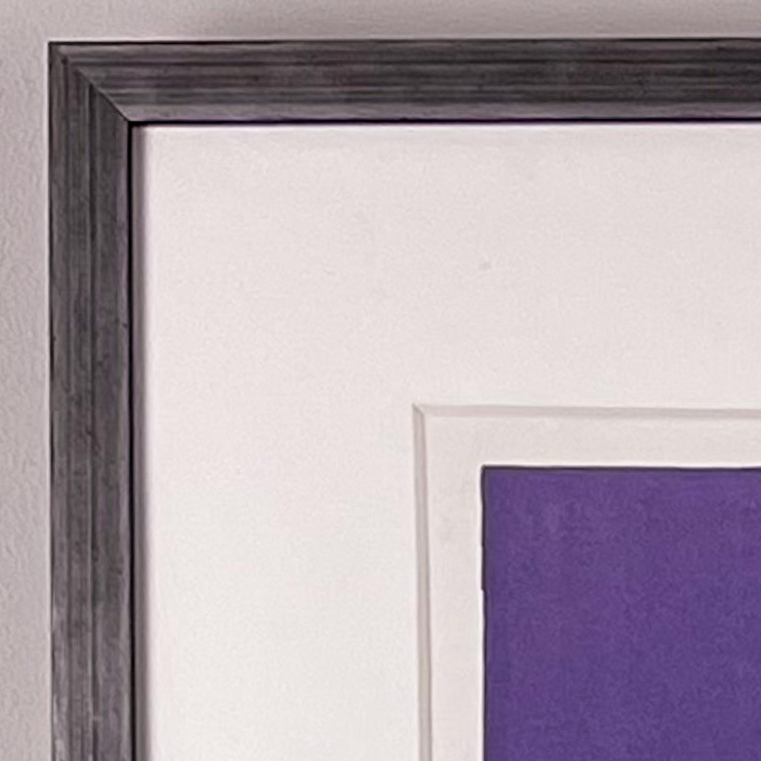 Other Maurice Estève, Bank Street, Abstract Expressionist Lithograph, purple, white For Sale
