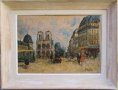 Paris Street Scene, Notre Dame