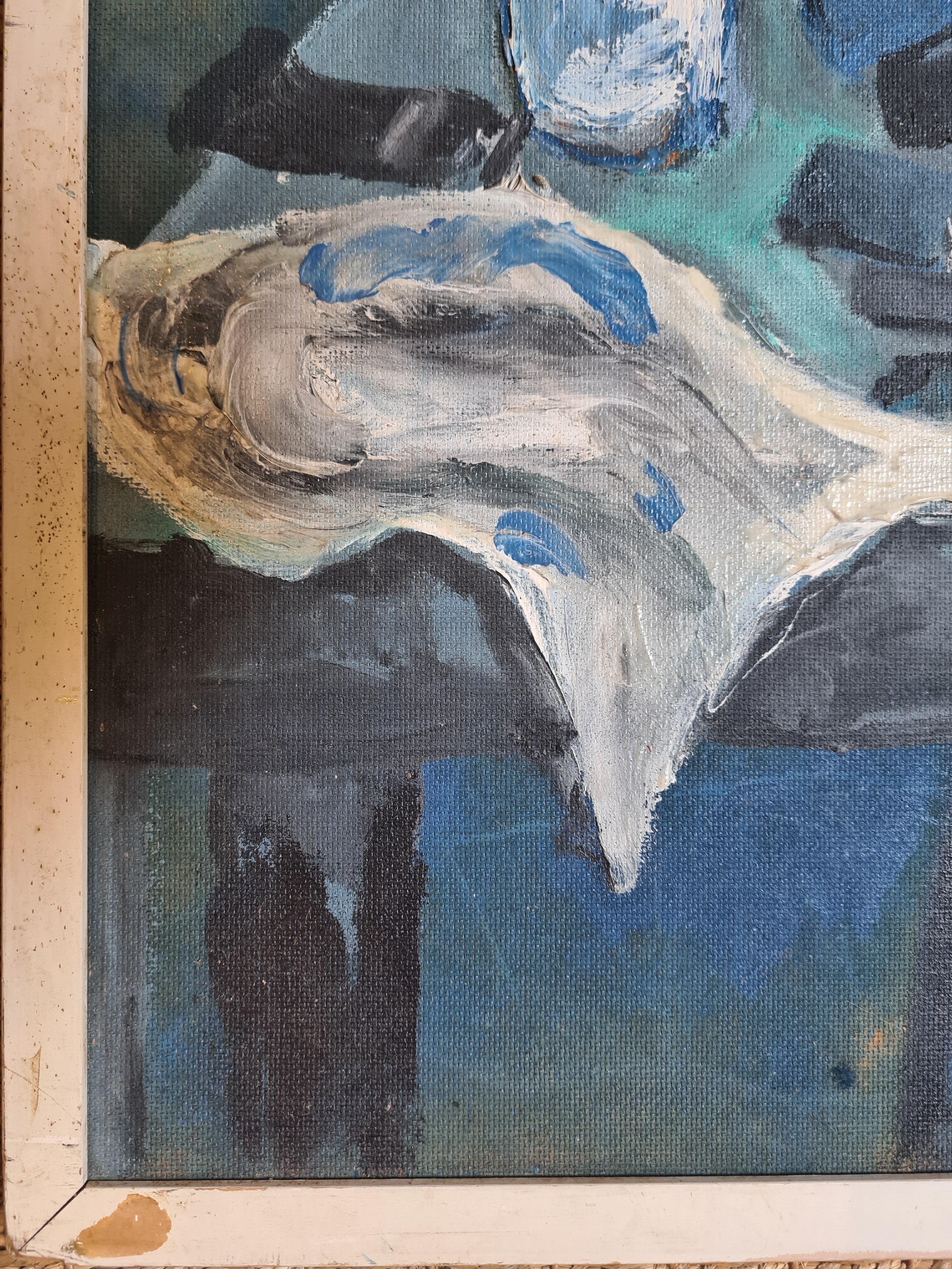 Mid Century Modern, The Artists Atelier, Symphony in Blue For Sale 10