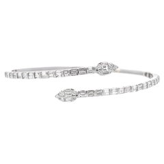 Maurice Fine Jewelry - Baguette-Diamant-Manschettenarmreif