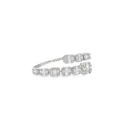 Maurice Fine Jewelry - Cuff Diamond Bangle in Mosaic Style