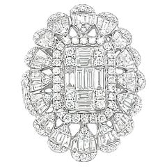 Maurice Fine Jewelry - Diamond Baguette Mosaic Ring
