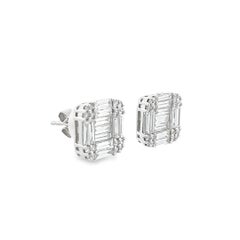 Maurice Fine Jewelry Mosaic Diamond Earrings