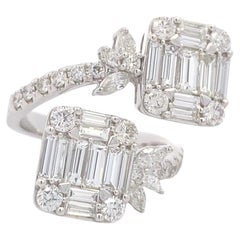 Maurice Fine Jewelry - Mosaic Style By Pass Diamond Ring