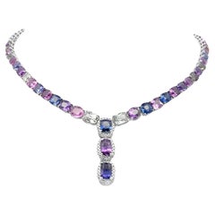 Maurice Fine Jewelry Zaffiro e Diamanti Multicolore