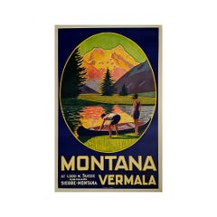 Montana Vermala 1926 - Original Poster -  Art Deco - Switzerland