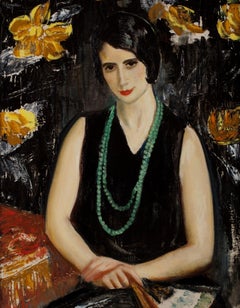 [Spanish Woman with a Green Bead Necklace, Madrid]