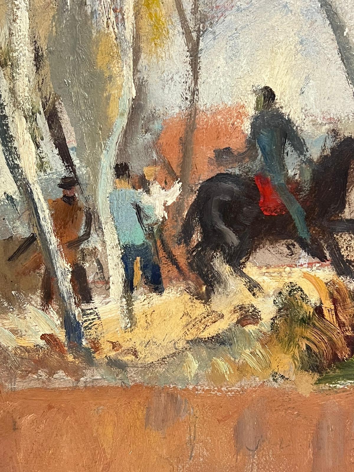 horse impressionist painting