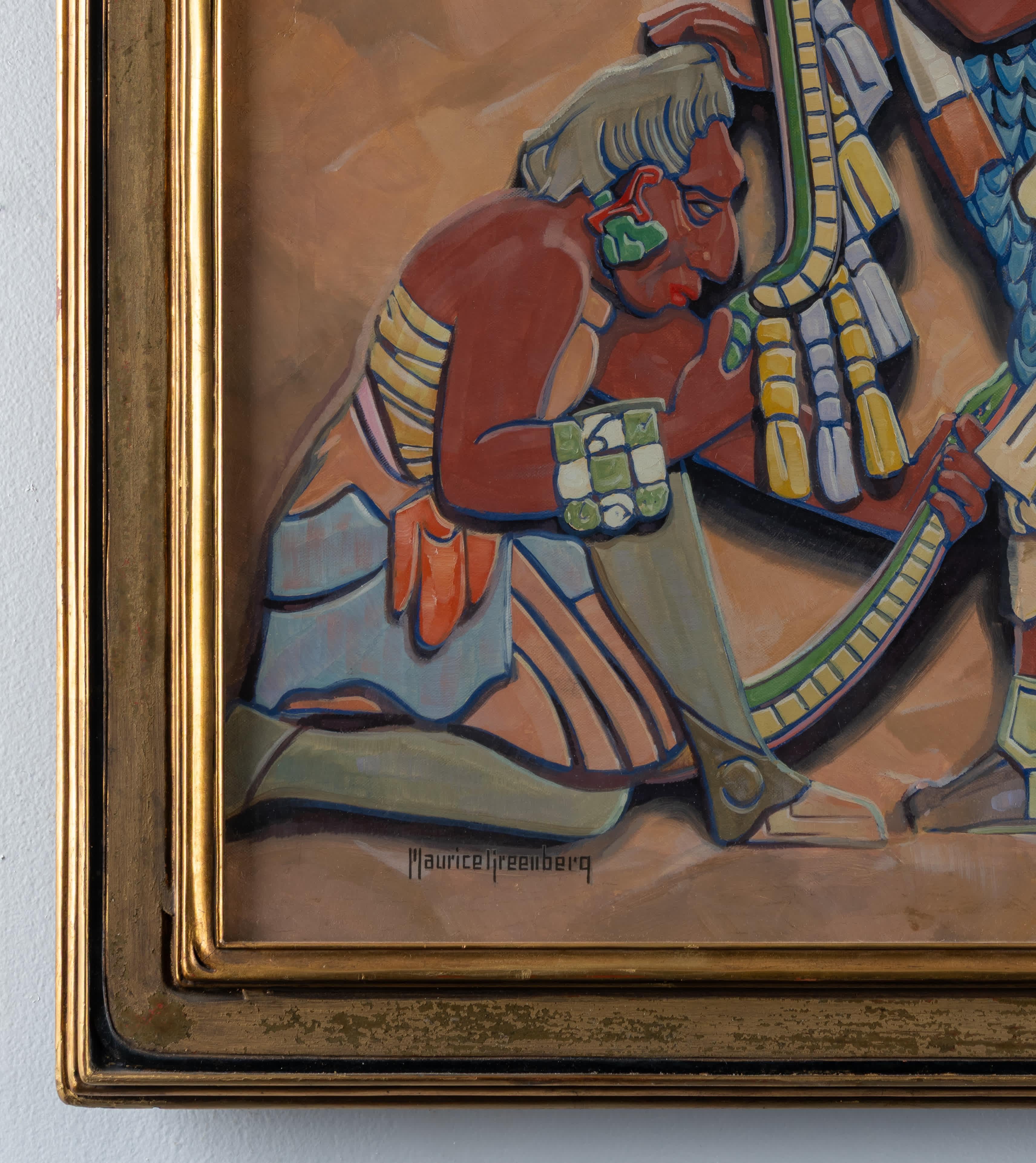 Mayan Chief Scene im Angebot 1