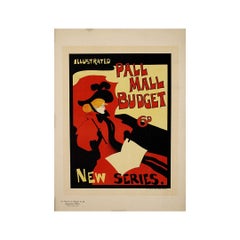 1896 Original lithograph by Maurice Greiffenhagen Pall Mall Budget magazine’s