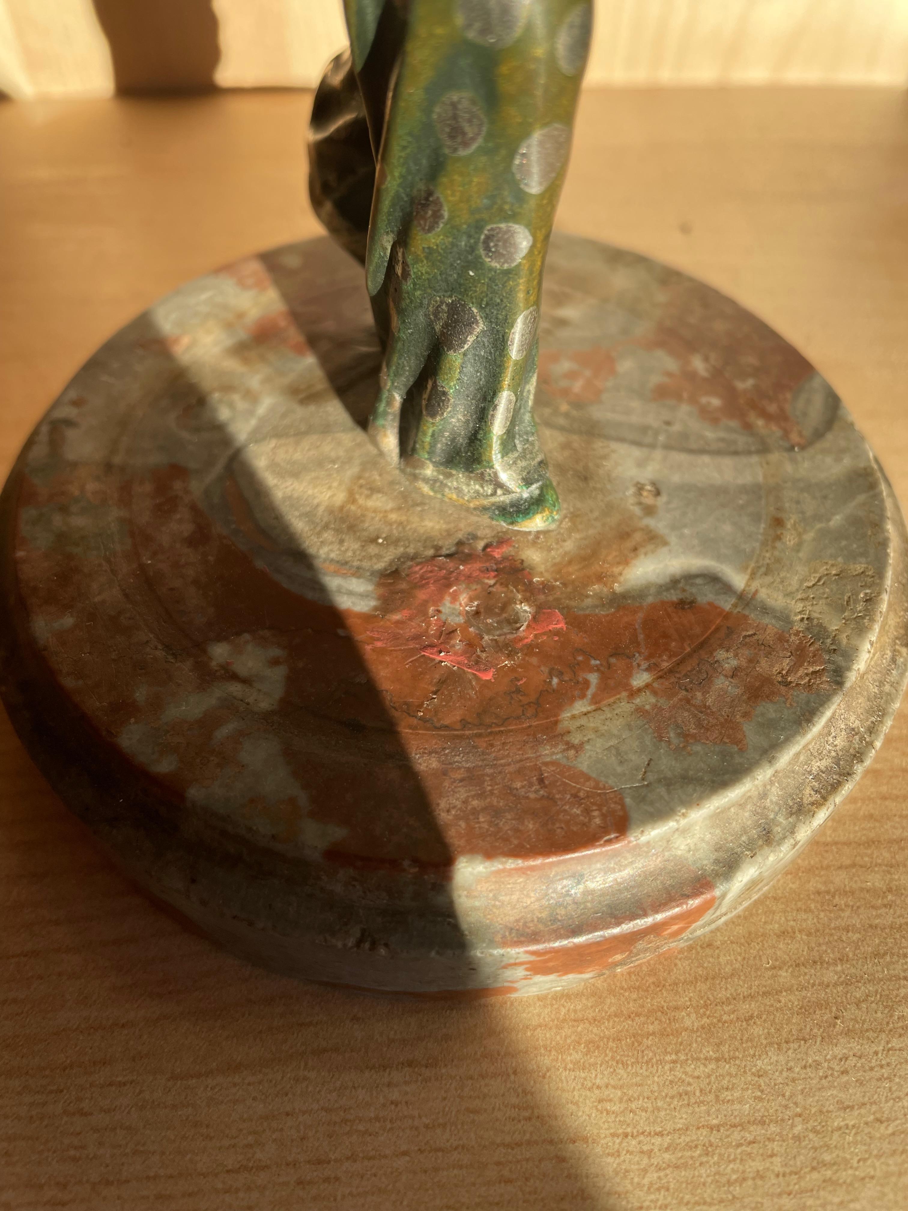 Inizio XX secolo Maurice Guiraud-Rivière. Bronzo Art Déco 