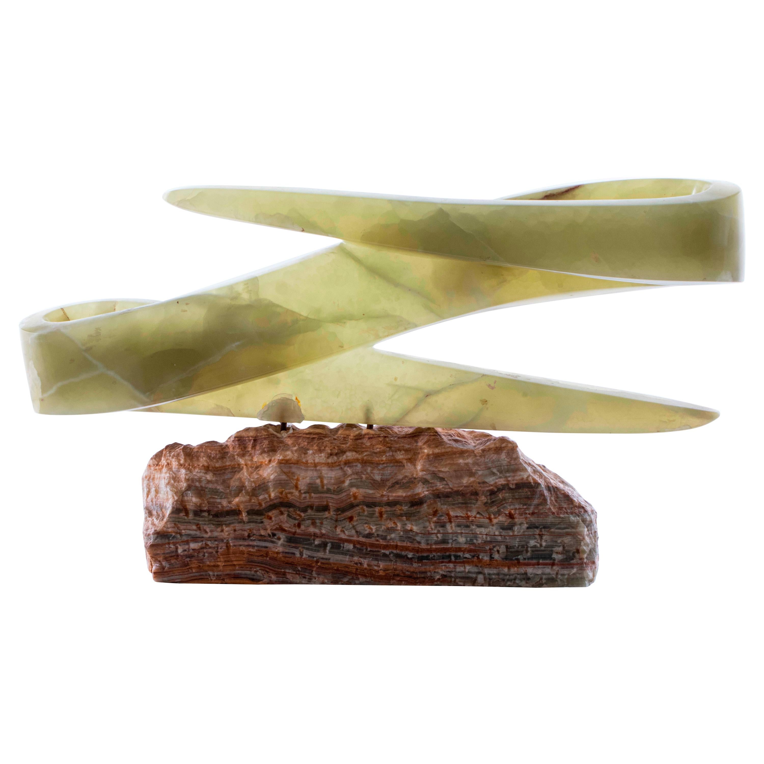 Maurice Hexter Mid-Century Modern Free Form Onyx Sculpture