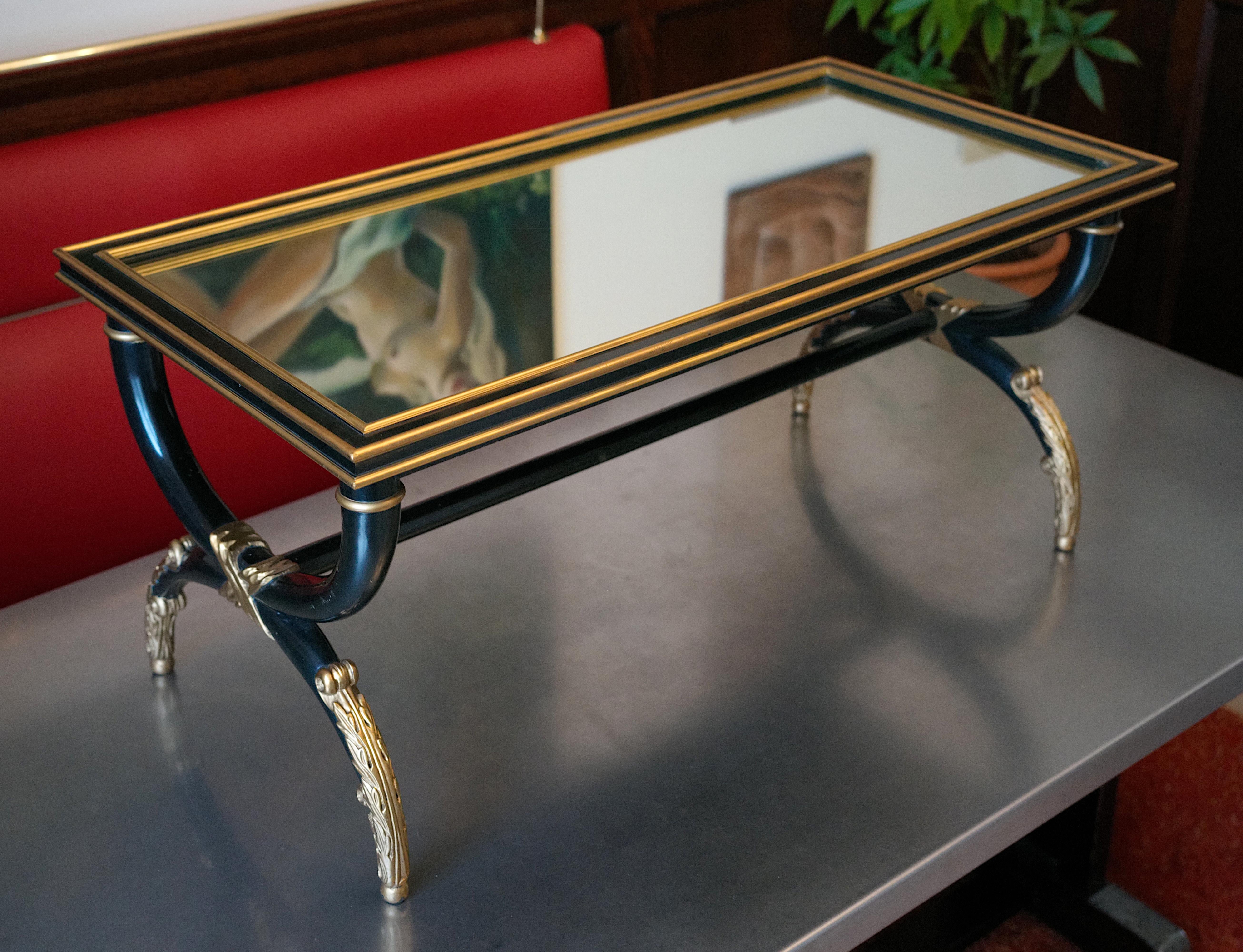 Maurice HIRCH for Maison JANSEN Baroque Coffee Table, 1940s For Sale 5
