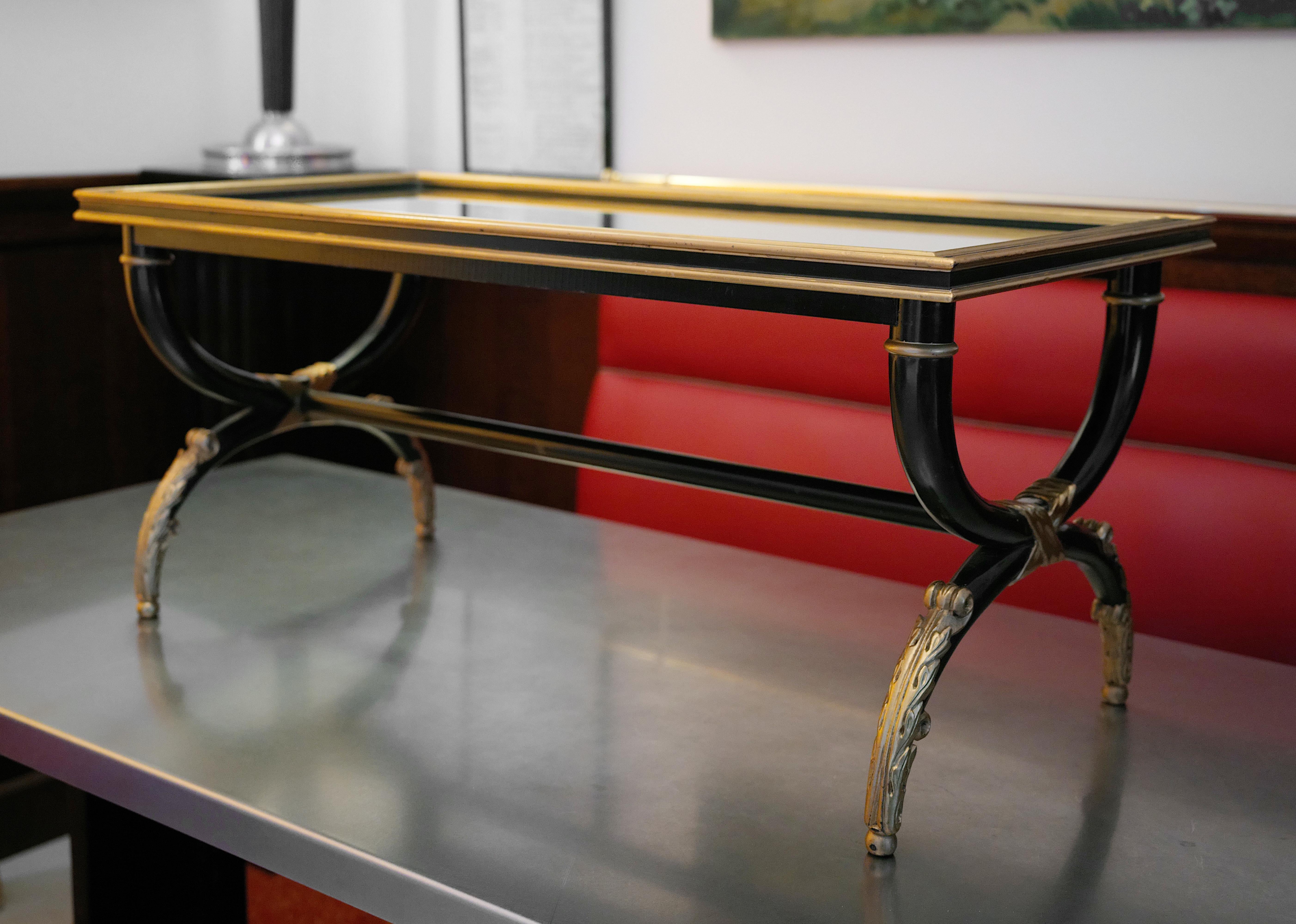 French Maurice HIRCH for Maison JANSEN Baroque Coffee Table, 1940s For Sale