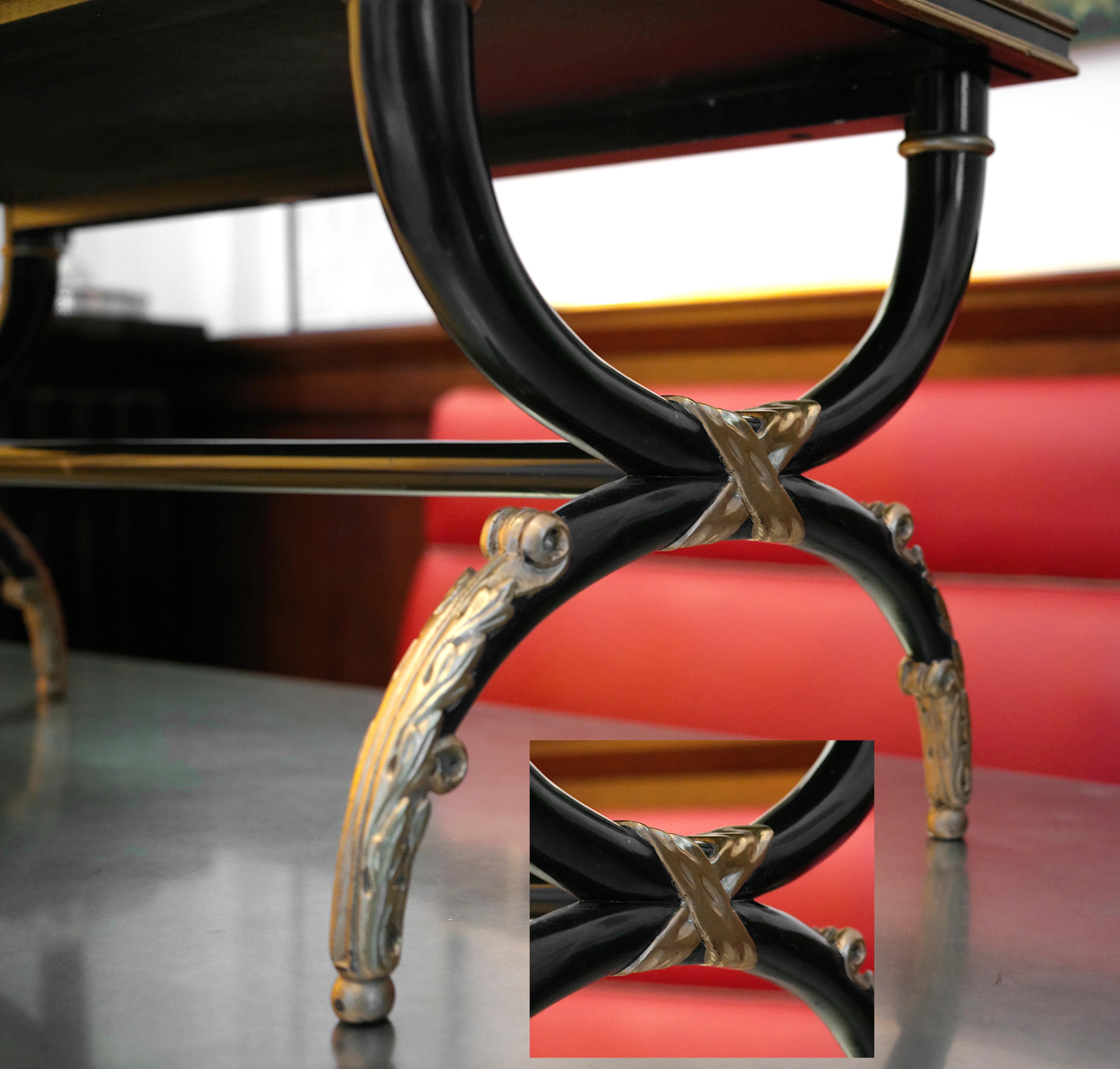 Maurice HIRCH for Maison JANSEN Baroque Coffee Table, 1940s For Sale 1
