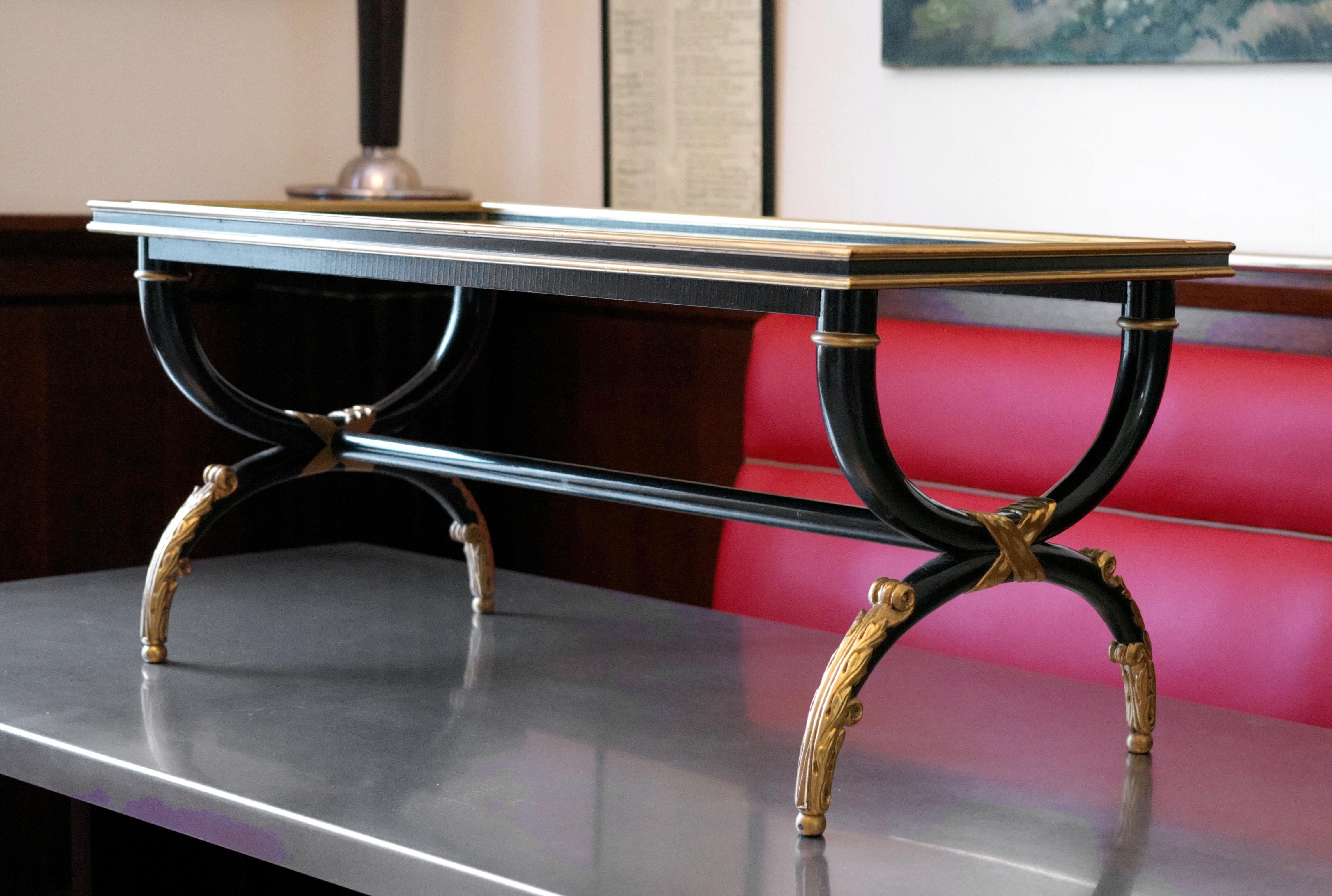 Maurice HIRCH for Maison JANSEN Baroque Coffee Table, 1940s For Sale 3