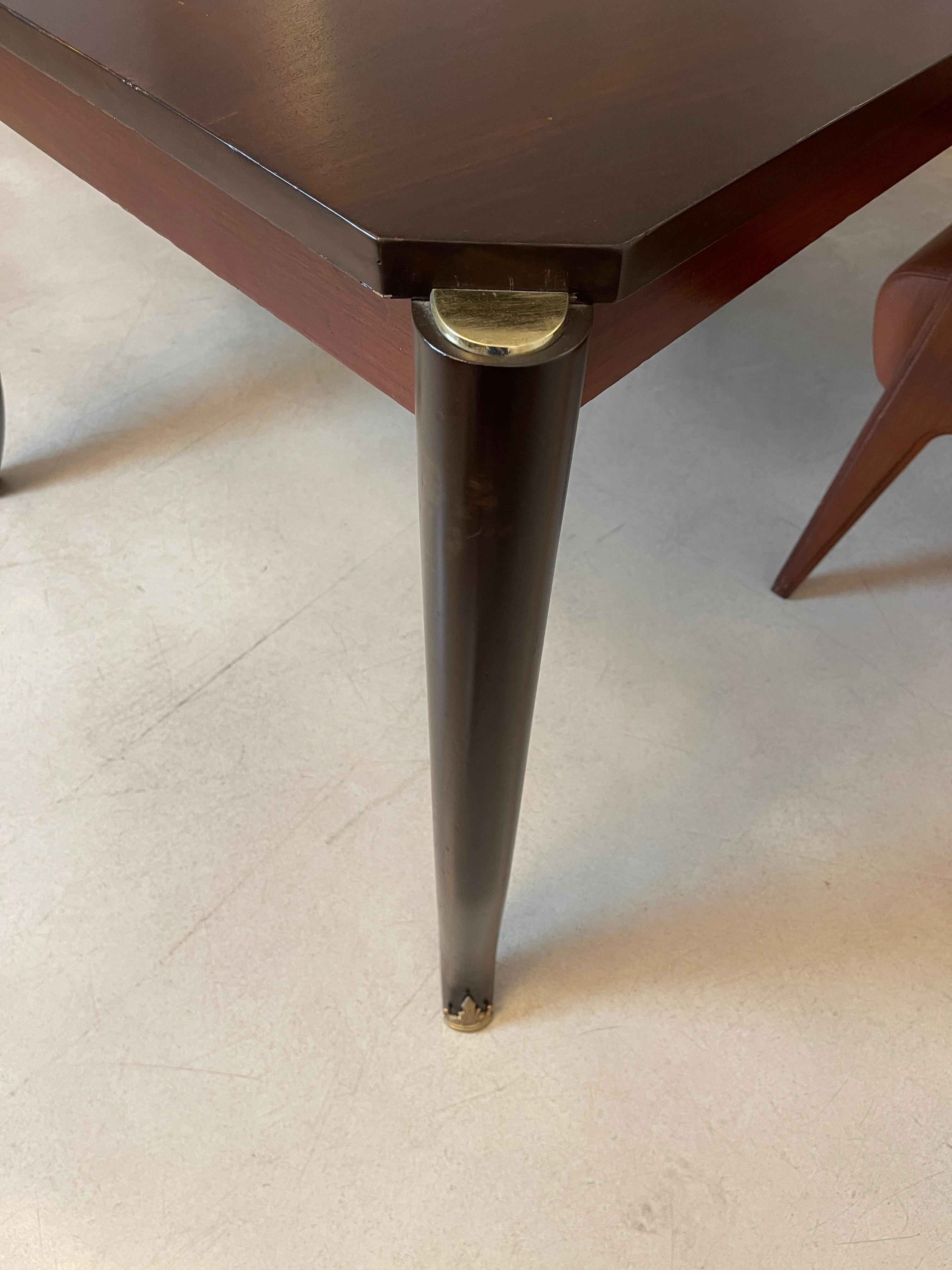 Maurice Jallot Escritorio o Mesa de Comedor Art Decó Francesa, Francia, c. 1930 en venta 2