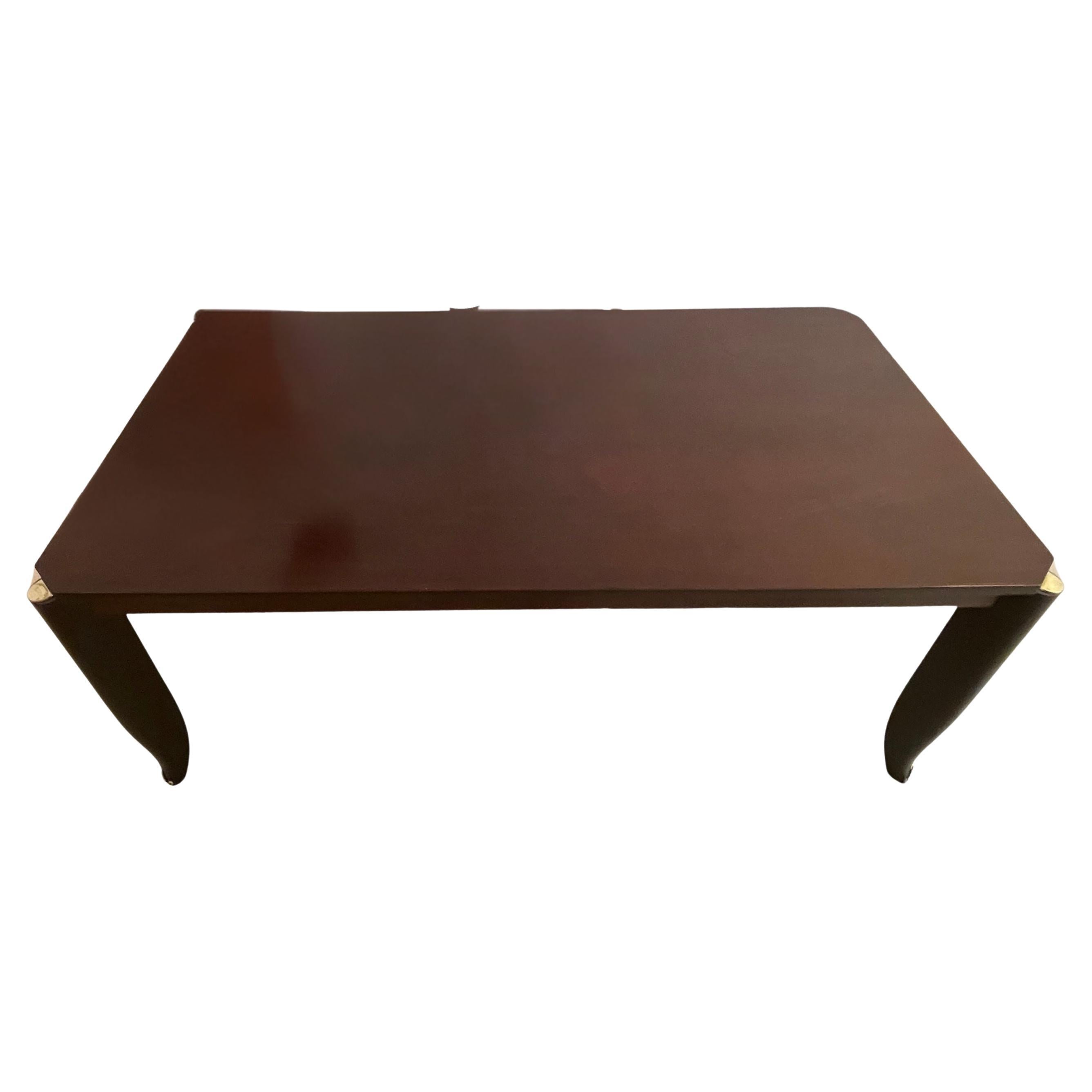 Table de bureau ou de salle à manger Art déco française Maurice Jallot, France, vers 1930