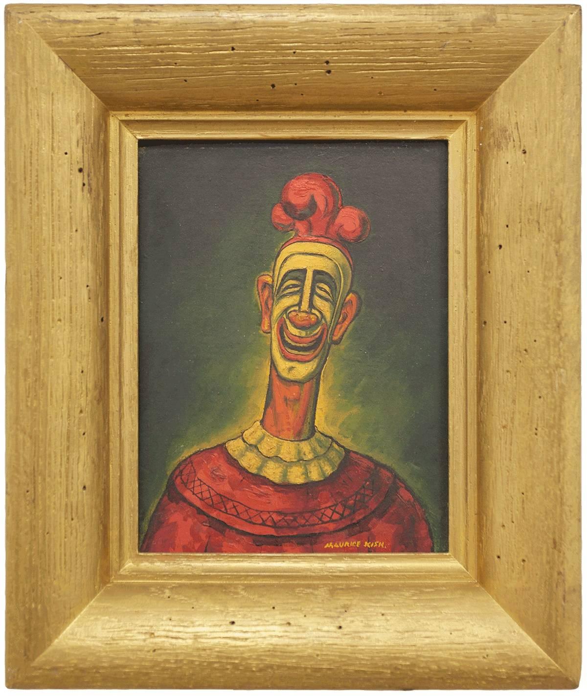 Maurice Kish Portrait Painting - The Clown