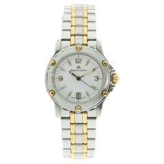 Maurice La Croix Stainless Steel & 18 Karat Yellow Gold Tiago