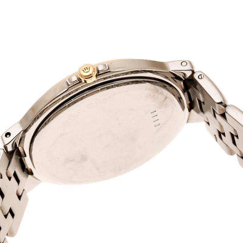 Maurice Lacroix Black Two-Tone Stainless Steel 69637 Men's Wristwatch 34 mm In Good Condition In Dubai, Al Qouz 2