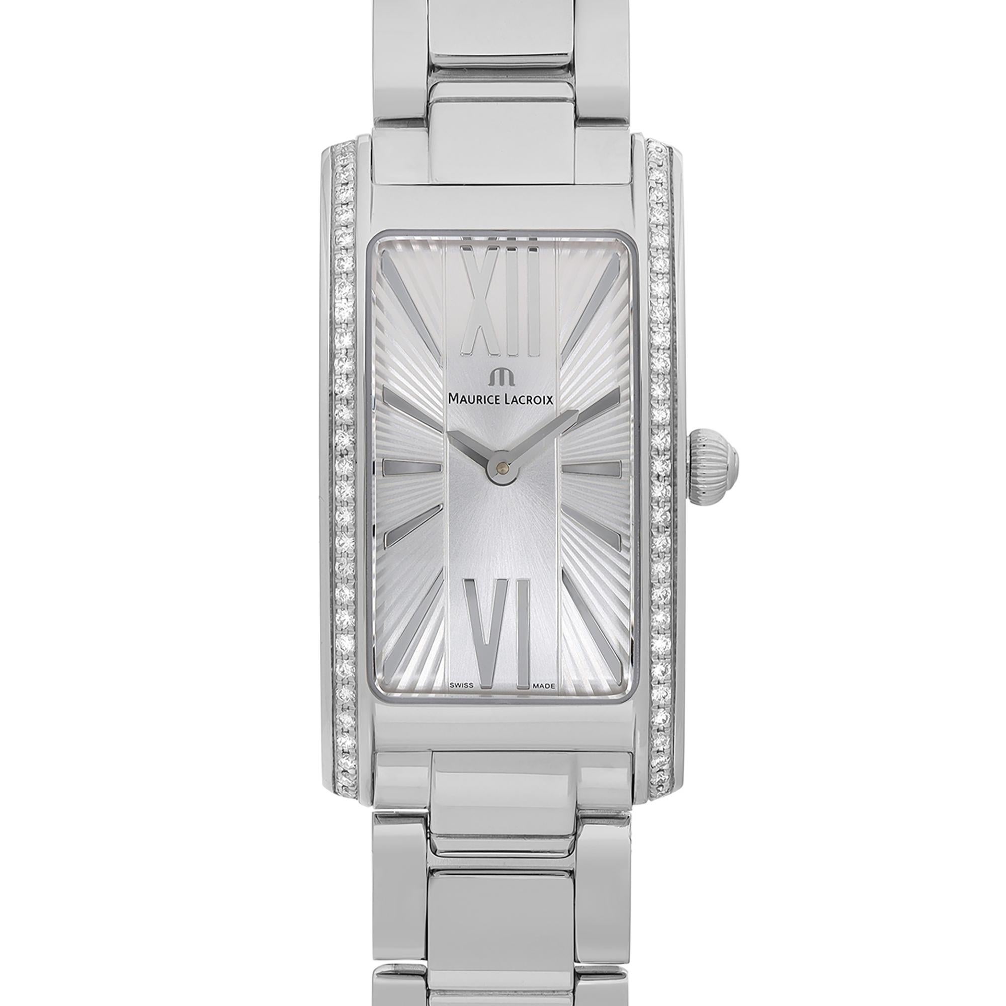 The watch has never been worn or used. The bezel is set with diamonds - approx. 0.39 carats. No original box and papers are included. Comes with a gift box and the seller's warranty card.  

Brand: Maurice Lacroix  Type: Wristwatch  Department: