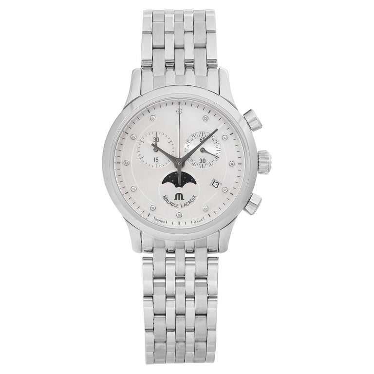 Map. Dial Maurice Lacroix Les Classiques Steel Mop Dial Ladies Watch LC1087-SS002 ...
