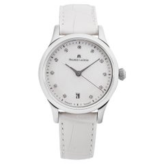 Used Maurice Lacroix Les Classiques Date MOP Dial Ladies Watch LC1026-SS001-170