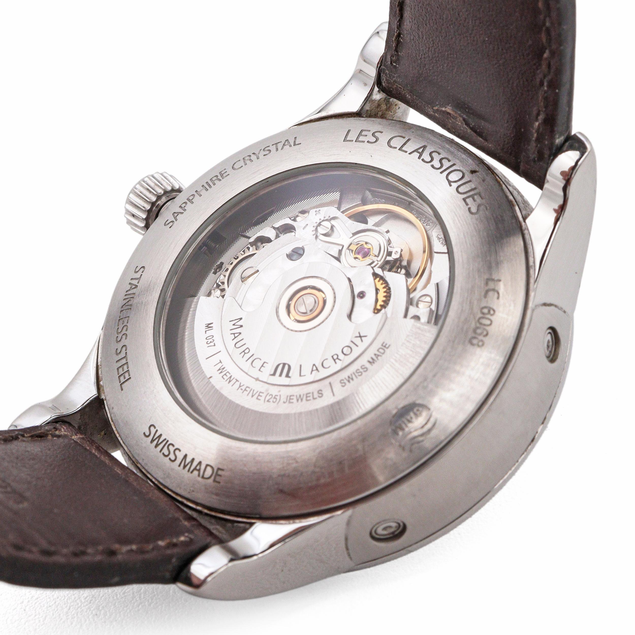 Maurice Lacroix Les Classiques Phase de Lune Automatik Herrenuhr Ref. LC 6068 im Angebot 1