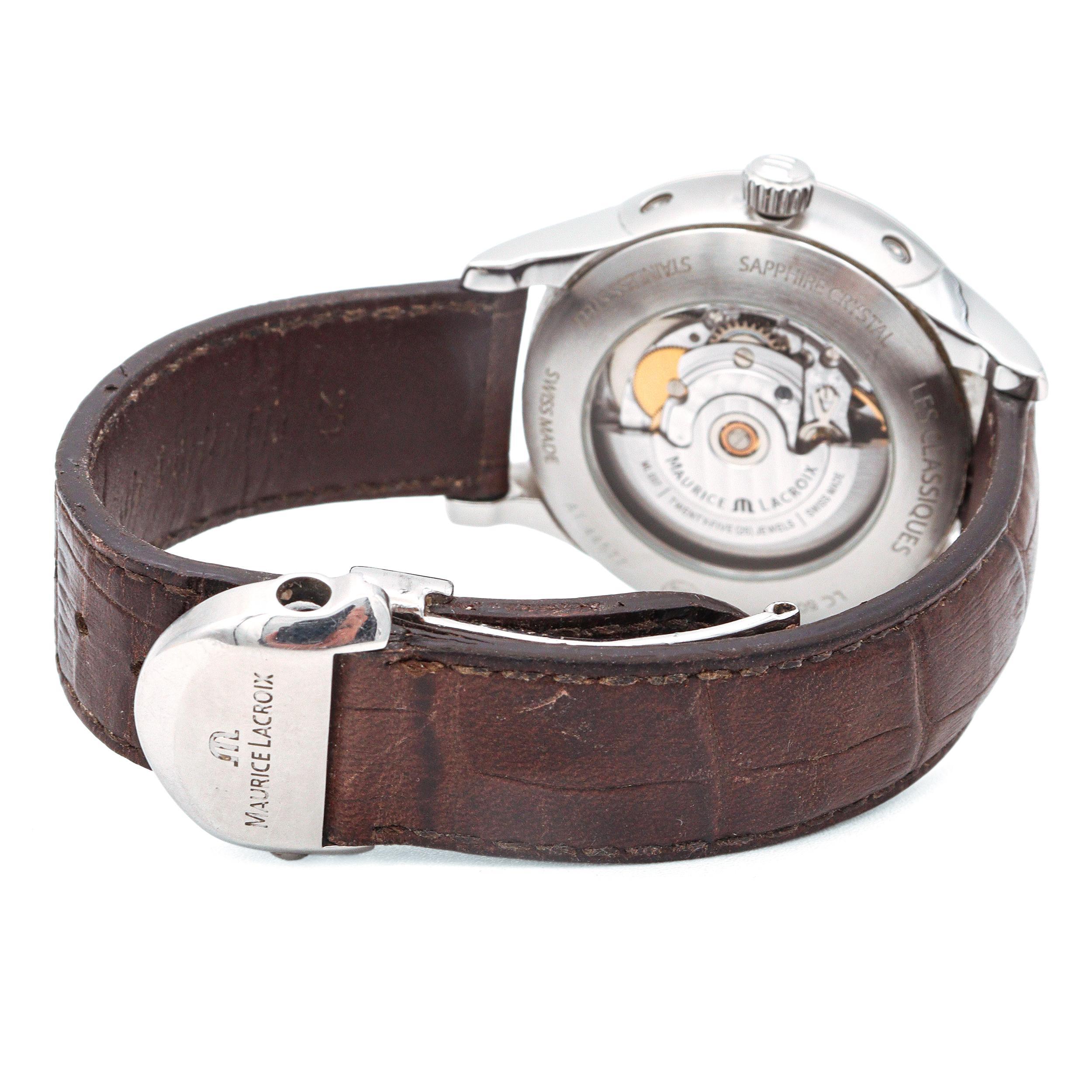 Maurice Lacroix Les Classiques Phase de Lune Automatik Herrenuhr Ref. LC 6068 im Angebot 2