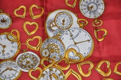 Maurice LaCroix "Love of Clocks" Silk Handkerchief