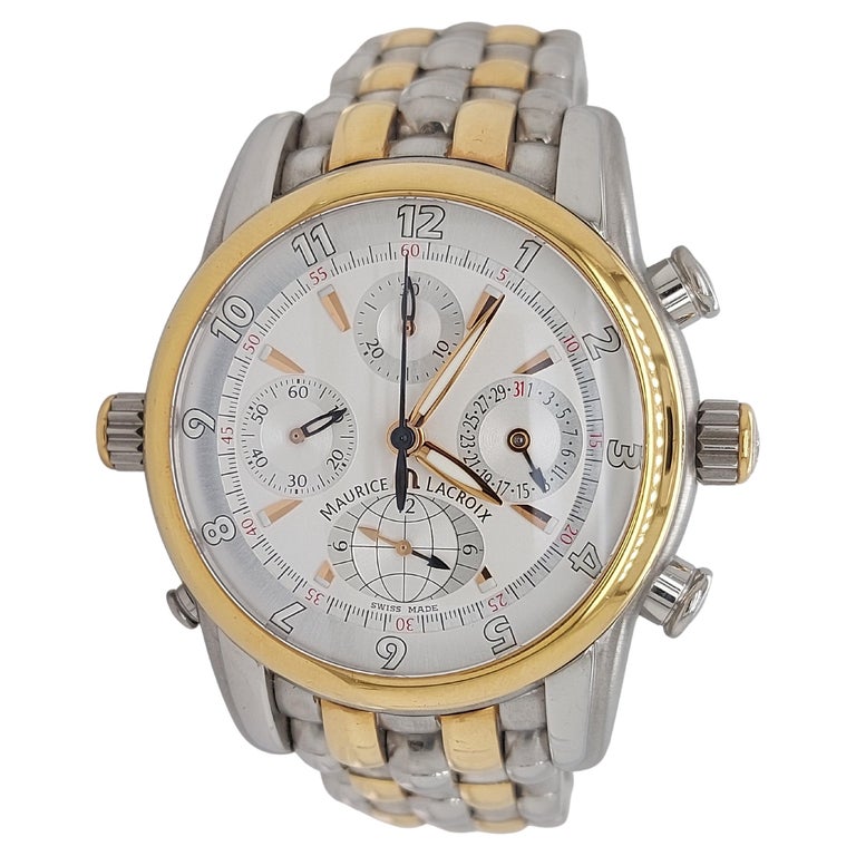 Maurice Lacroix Masterpiece Chrono Globe Orologio da polso in