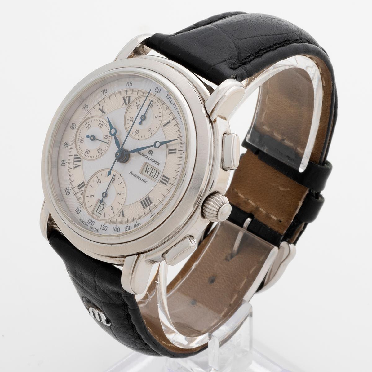 Maurice Lacroix Masterpiece Croneo (Chronograph) ref 67839. ML67 Auto c1995 im Zustand „Hervorragend“ im Angebot in Canterbury, England