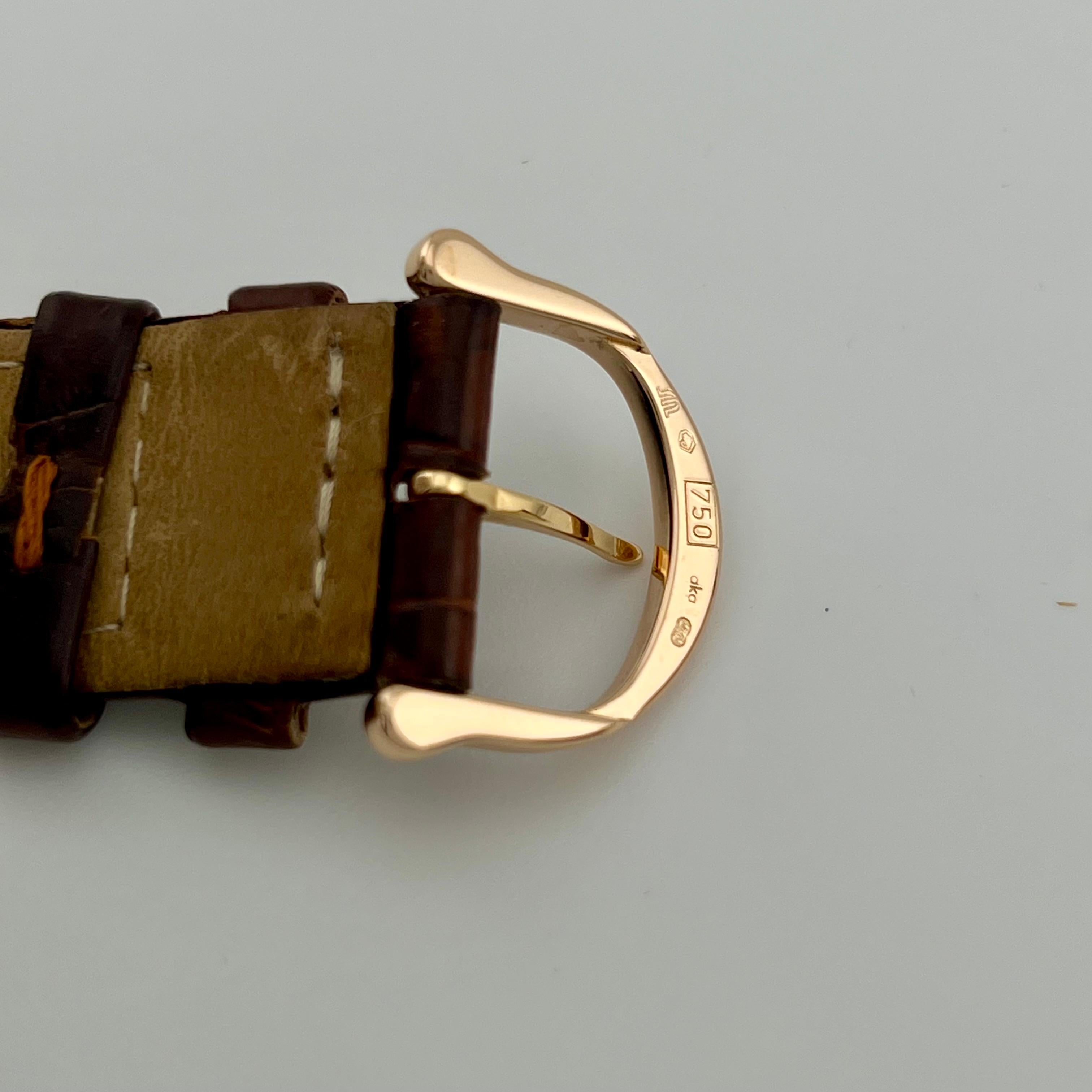 Maurice Lacroix Obra Maestra Doble Retrógrada MP7018 Oro Rosa 18k 43mm en venta 7