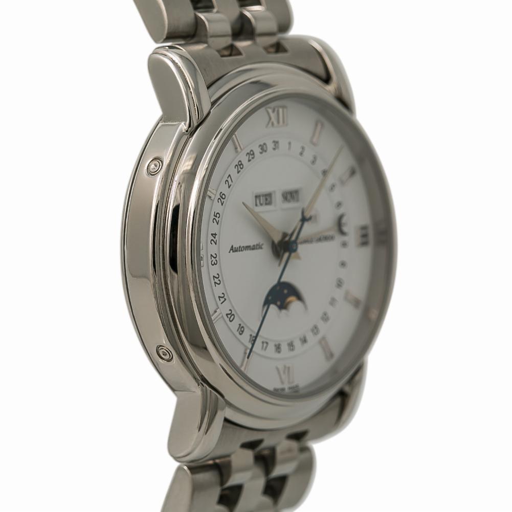 Maurice Lacroix Masterpiece No-Ref#, White Dial, Certified In Excellent Condition For Sale In Miami, FL