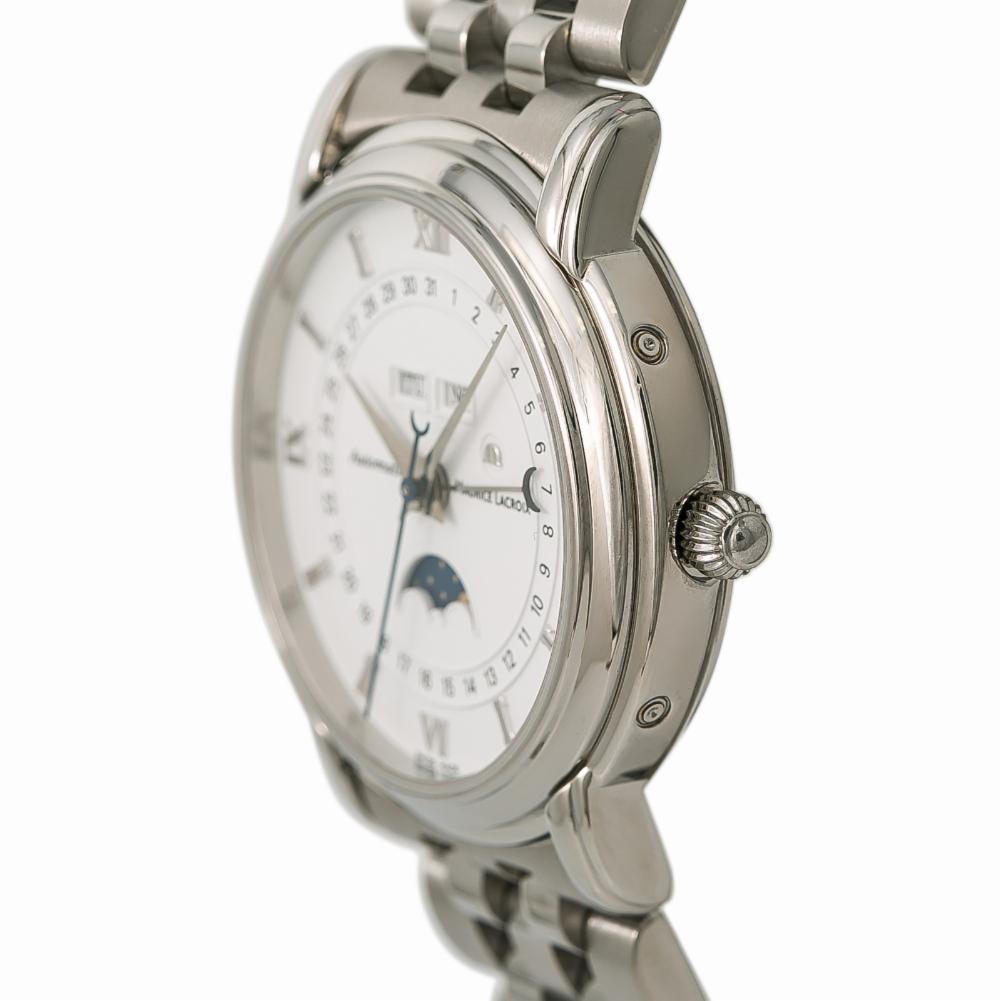 Maurice Lacroix Masterpiece No-Ref#, White Dial, Certified For Sale 1